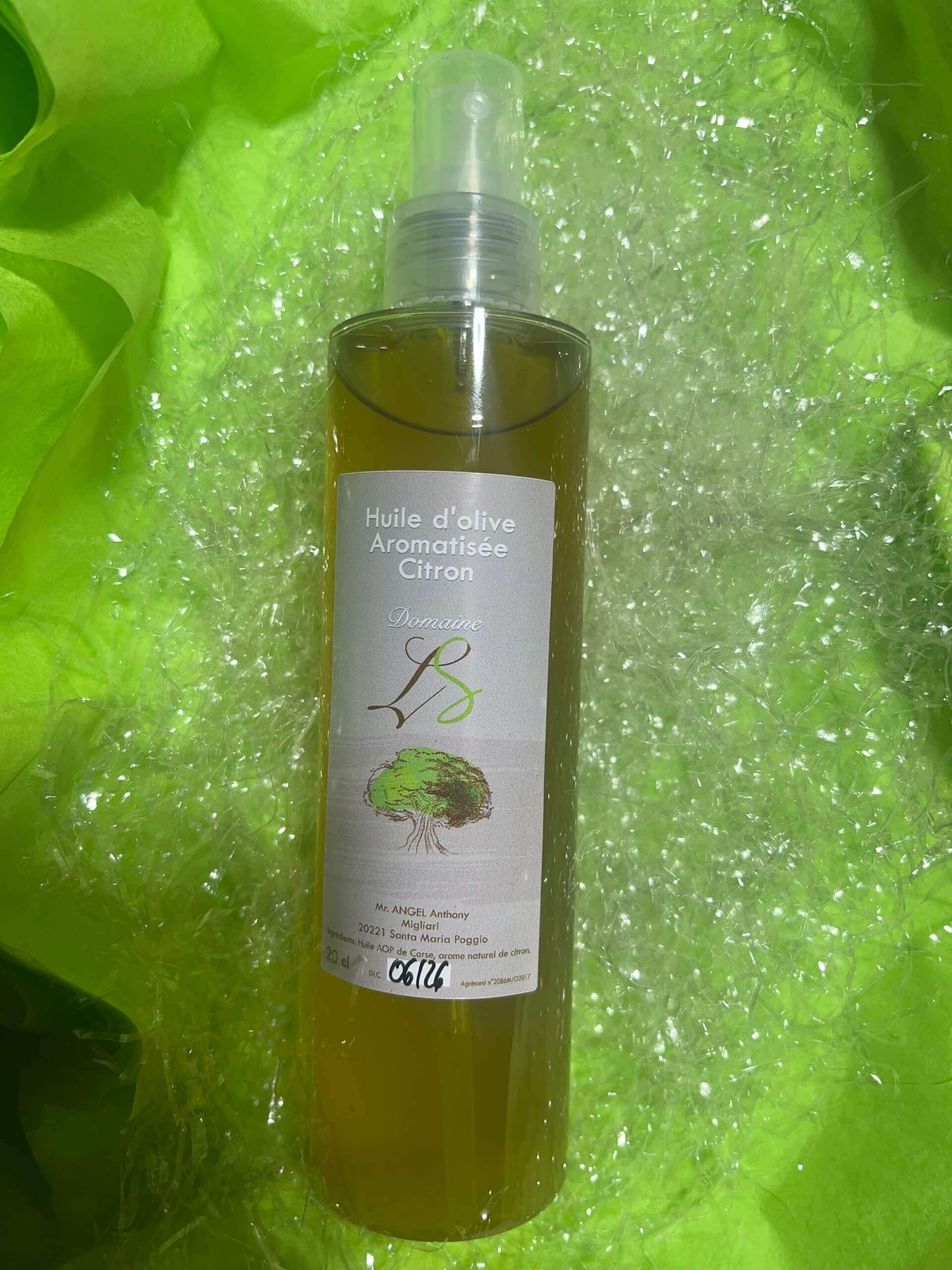 huile d'olive citron