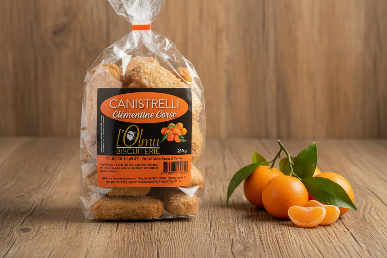 Canistrelli Clémentine — Biscuits Corses Artisanaux