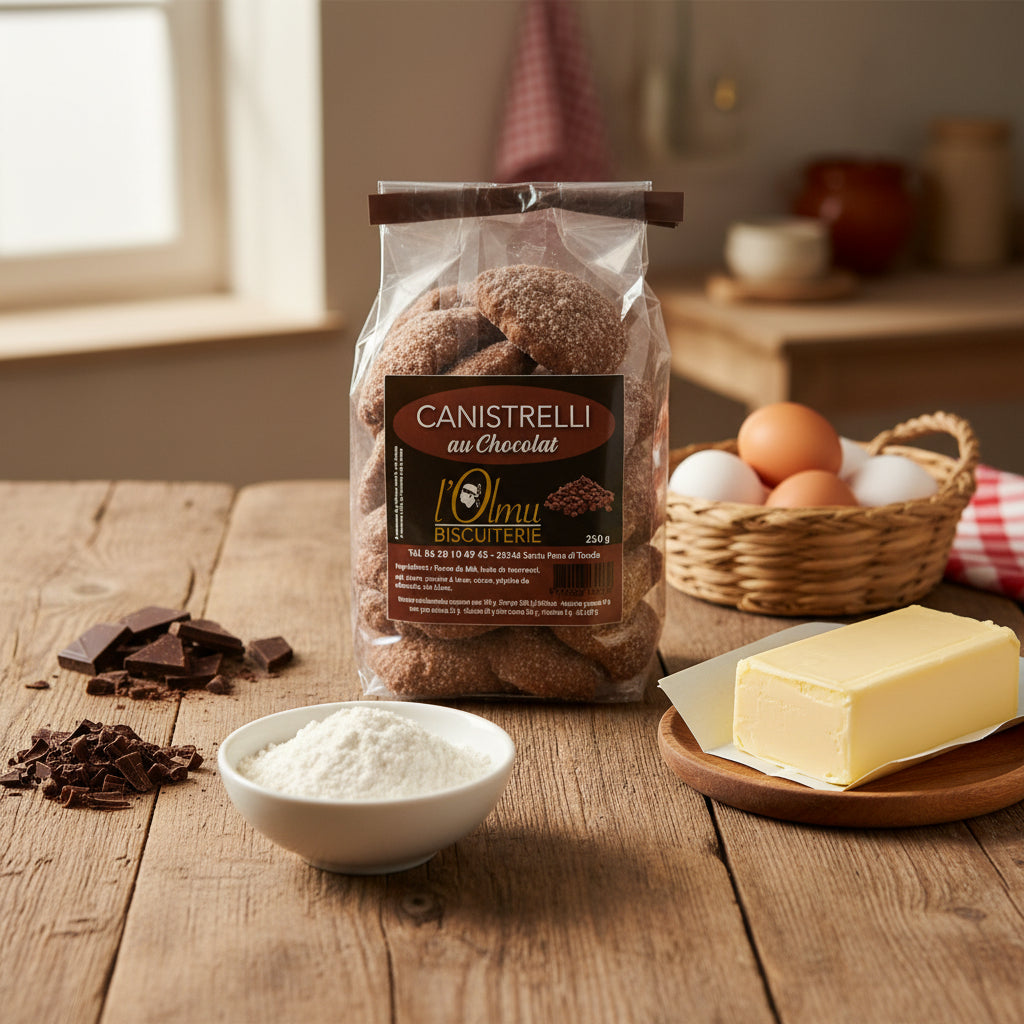 Canistrelli au Chocolat — Biscuits Corses Artisanaux