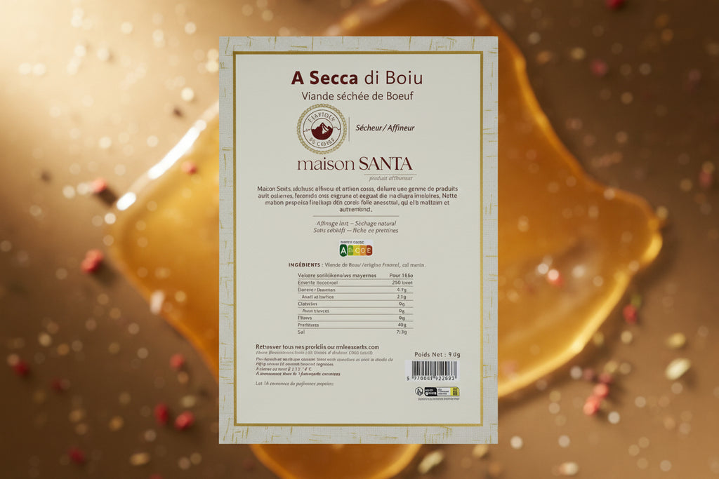 A Secca di Boiu — Viande Séchée de Bœuf 90g