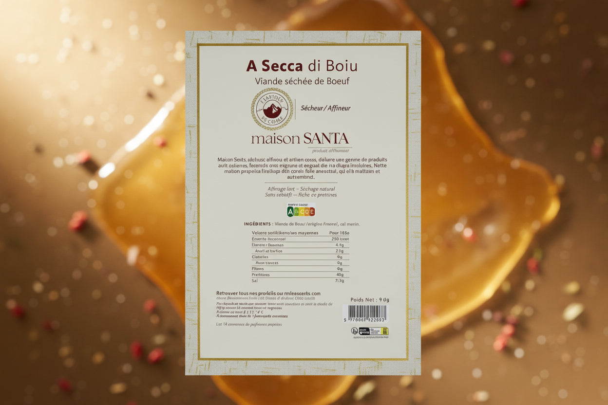 A Secca di Boiu — Viande Séchée de Bœuf 90g