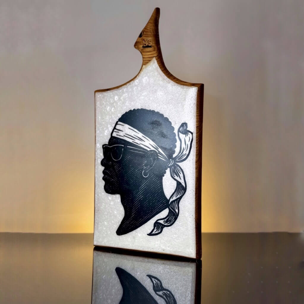 Planche à découper TETE DE MAURE 20x40